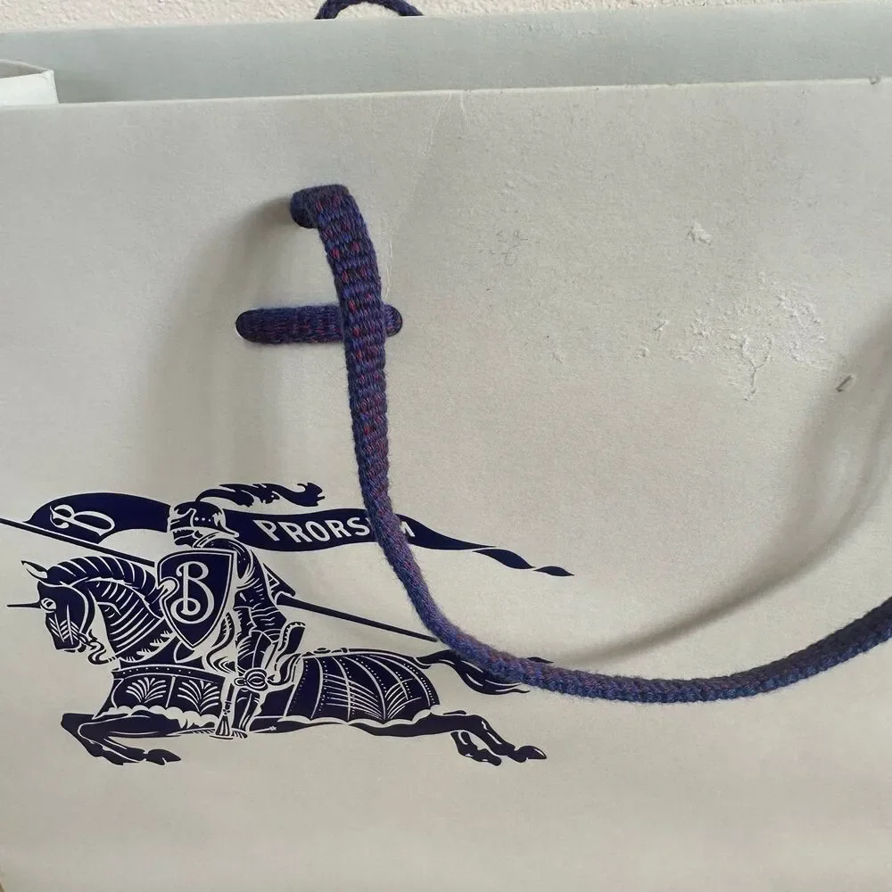 Burberry paper shopping